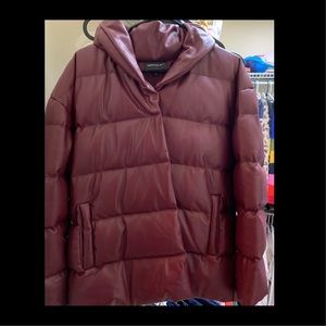 Something Navy puffer jacket
